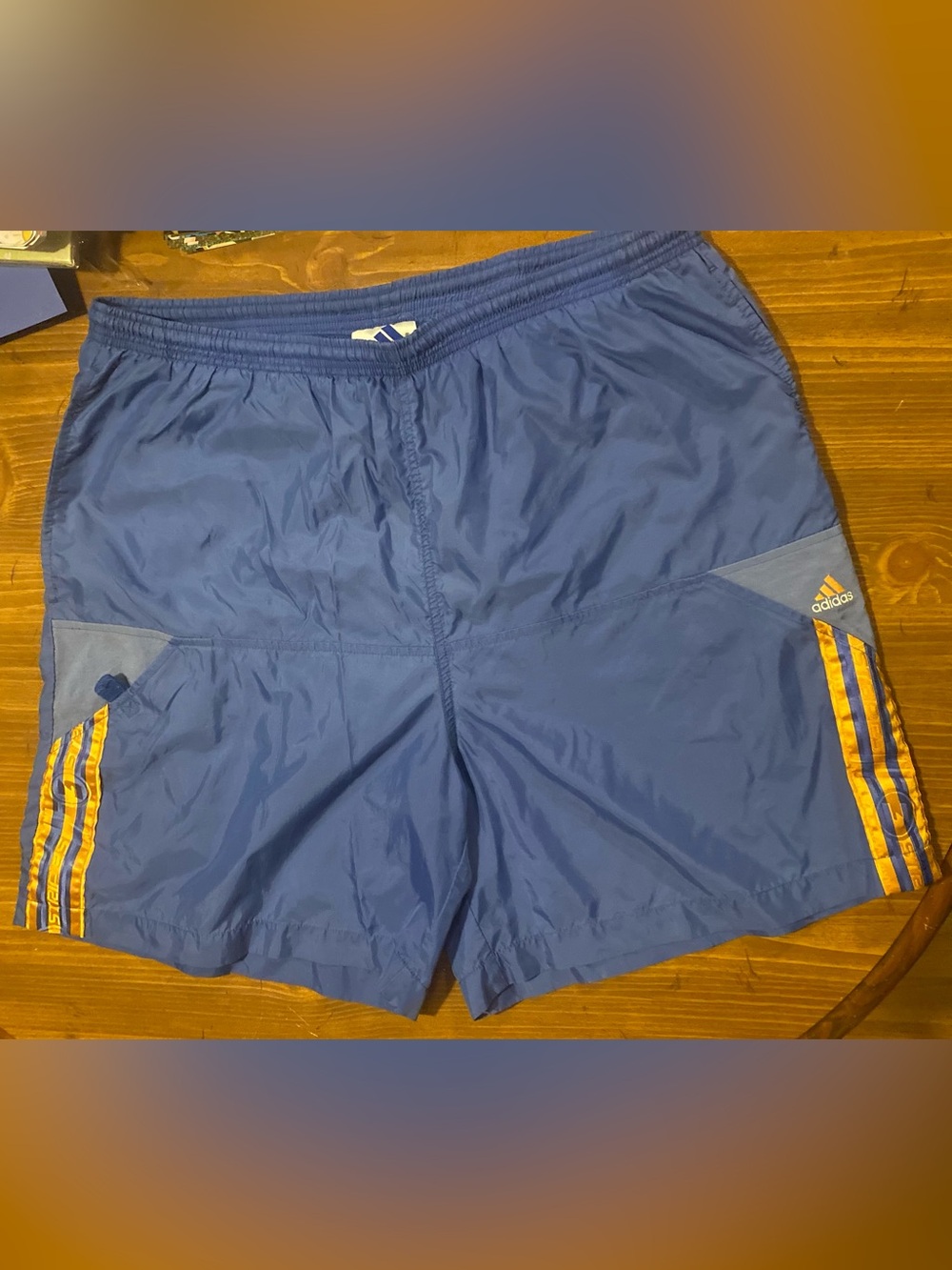 Y2K Vintage adidas Navy Blue Men's Athletic Swim Shorts